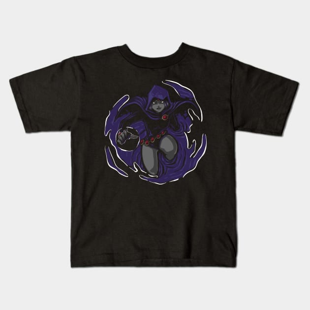 Raven Kids T-Shirt by Dicky